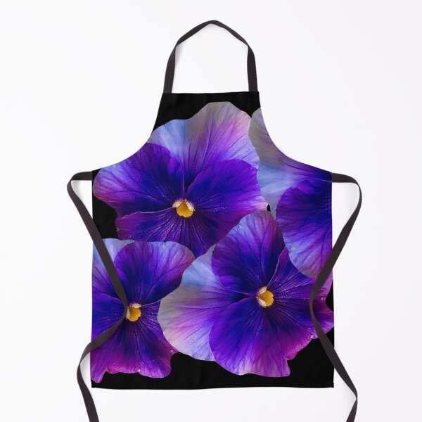Item preview, Dark purple pansy print designed and sold by Susan Gallup.