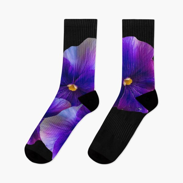 Item preview, Dark purple pansy print designed and sold by Susan Gallup.