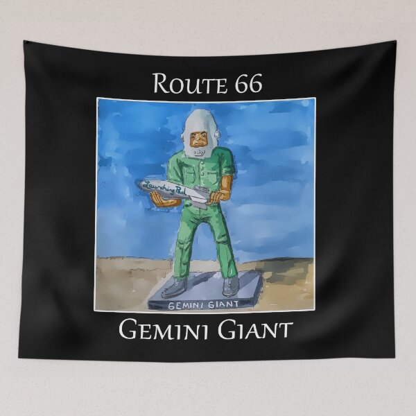 Item preview, Gemini Giant muffler man as seen along route 66 in Wilmington Illinois  - Welshdesigns designed and sold by welshdesigns.