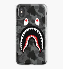 Shark Black Patern Bape iPhone Case/Skin