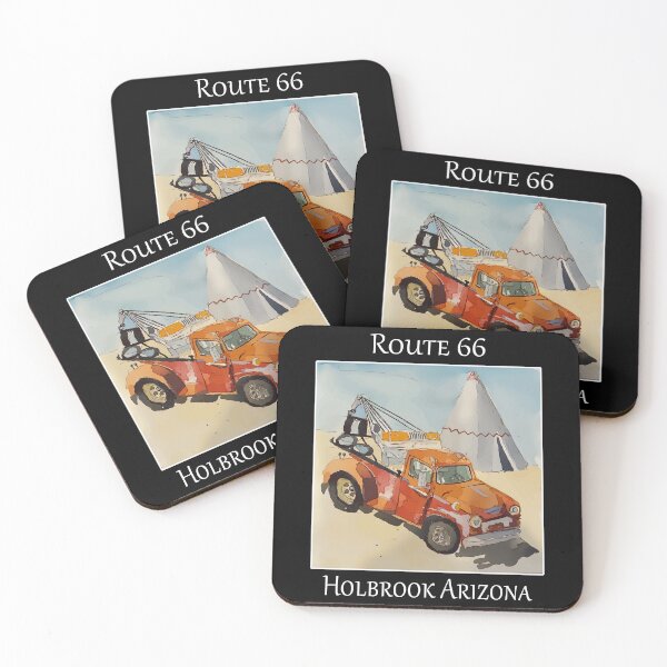 Item preview, Iconic wrecker and teepee's as seen along Route 66 in Holbrook Arizona - Welshdesigns designed and sold by welshdesigns.