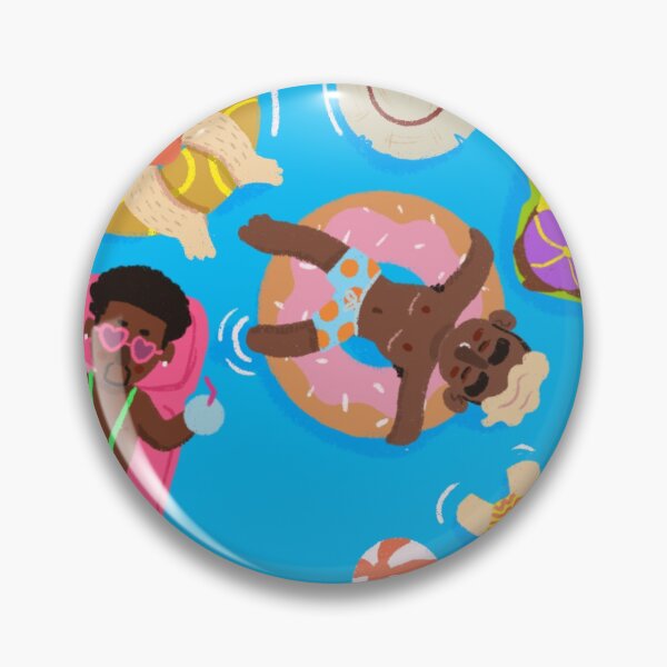 Item preview, Chilling in the pool designed and sold by tacomstudio.