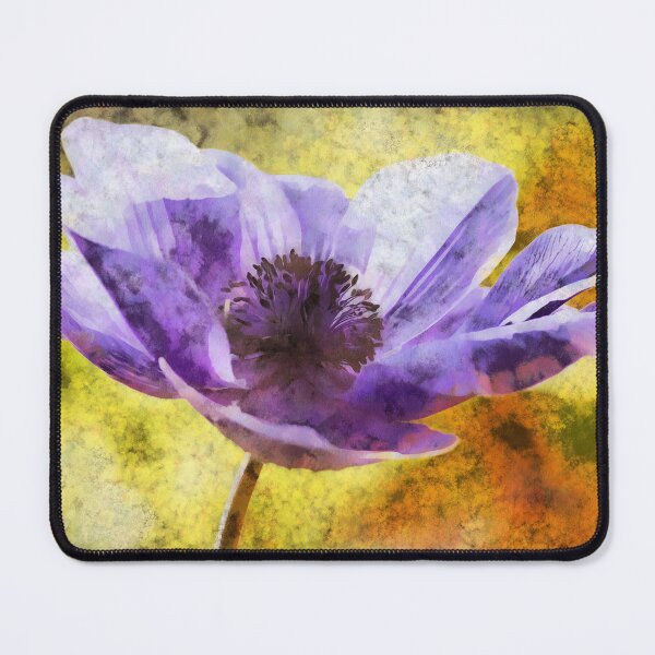 Item preview, Mauve Anemone Flower Acrylic Painting designed and sold by taiche.