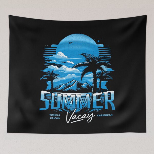 Item preview, Summer vacay cool blue , Caicos and turks 2023, vacation, souvenir, travel designed and sold by mwebba2005.