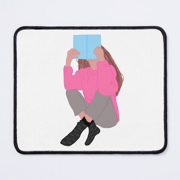 Item preview, Long Light Brown Hair Girl Reading designed and sold by Gabrielle-world.