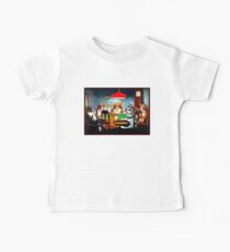 DOGS PLAYING POKER : Vintage C M Coolidge Print Baby Tee