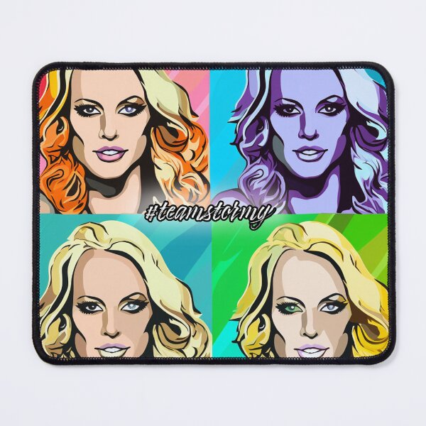 Item preview, Bold and Beautiful: Pop-Art Illustration of Stormy Daniels designed and sold by PrettiGreene.