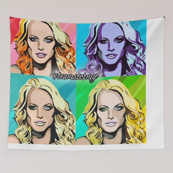 Item preview, Bold and Beautiful: Pop-Art Illustration of Stormy Daniels designed and sold by PrettiGreene.