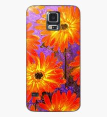 Orange Gerberas Case/Skin for Samsung Galaxy