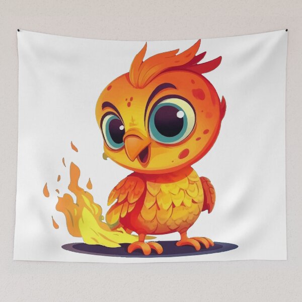 Item preview, Drawing of a beautiful firebird designed and sold by MDSHOPDESIGNER.