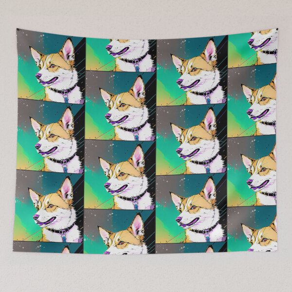 Item preview, Corgi al atardecer designed and sold by Other-Coco.