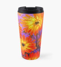 Orange Gerberas Travel Mug
