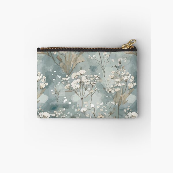 Item preview, Delicate Baby's Breath in Blue Watercolor Hues designed and sold by TopArtsy.