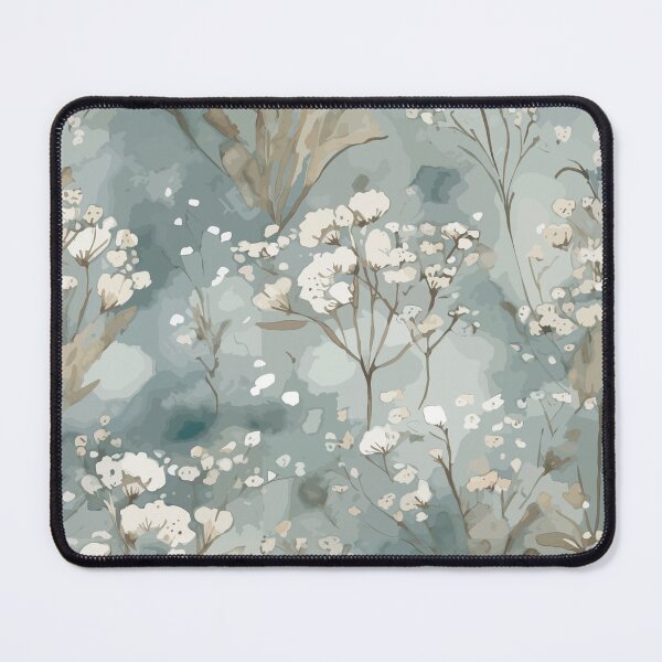Item preview, Delicate Baby's Breath in Blue Watercolor Hues designed and sold by TopArtsy.