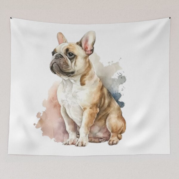 Item preview, Frenchie Watercolor French Bulldog  designed and sold by PetsEnough.