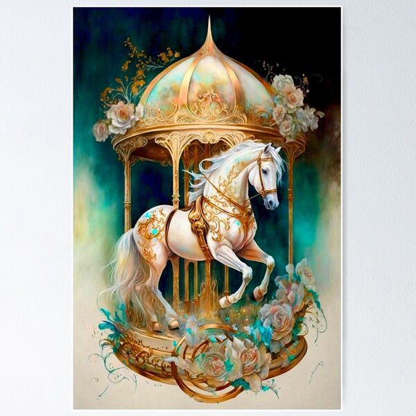 Little Girl & Fantasy Horse Diamond Painting