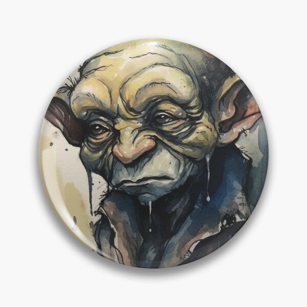 Item preview, Watercolor Wash Sad Goblin designed and sold by Matt's Artificial Nature.