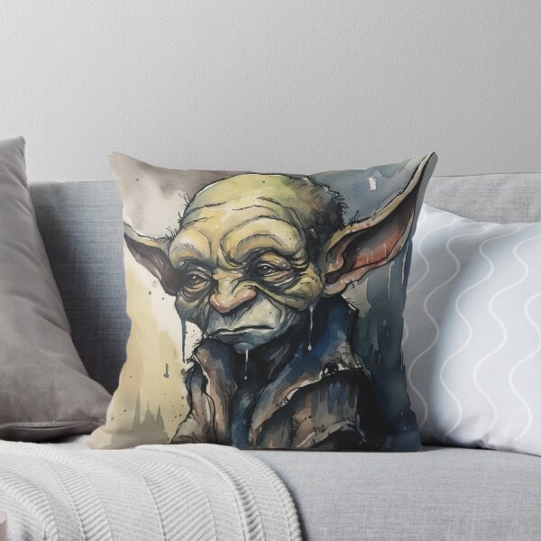 Item preview, Watercolor Wash Sad Goblin designed and sold by Matt's Artificial Nature.