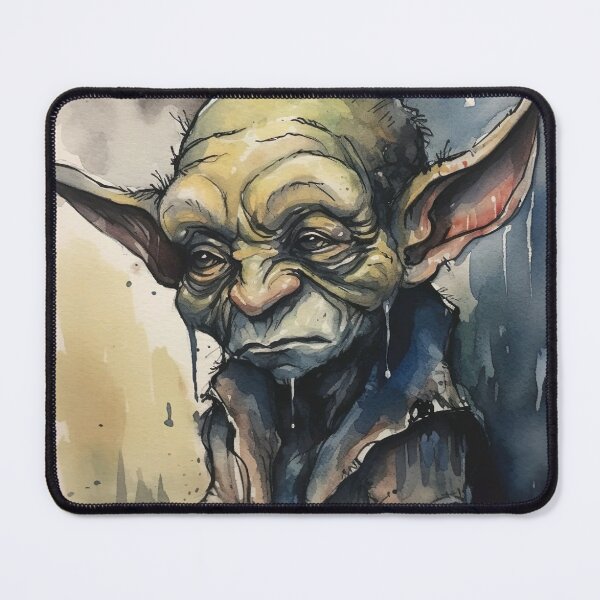 Item preview, Watercolor Wash Sad Goblin designed and sold by Matt's Artificial Nature.