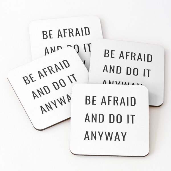 Item preview, BE AFRAID AND DO IT ANYWAY  designed and sold by Loffartdesign.