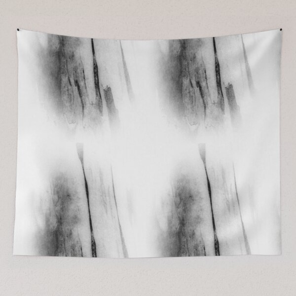 Item preview, Natures Textures Tree Bark High Key Vertical Black and White  designed and sold by eddiebarronshop.