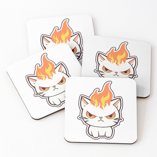 Item preview, Kitty On Fire designed and sold by SingularChan.