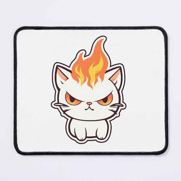Item preview, Kitty On Fire designed and sold by SingularChan.