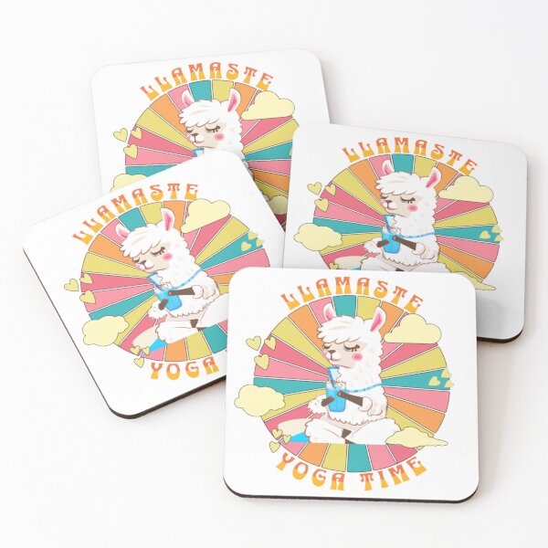 Item preview, Yoga time , llamaste. funny llama designed and sold by Blue  Dragon.