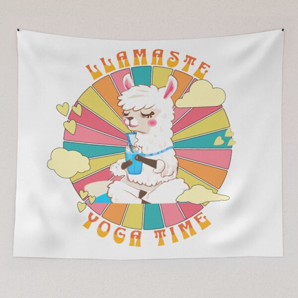 Item preview, Yoga time , llamaste. funny llama designed and sold by Blue  Dragon.