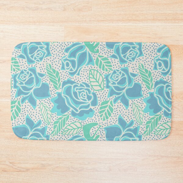 Item preview,  Girly Roses aqua tone designed and sold by Claudia S. Design.