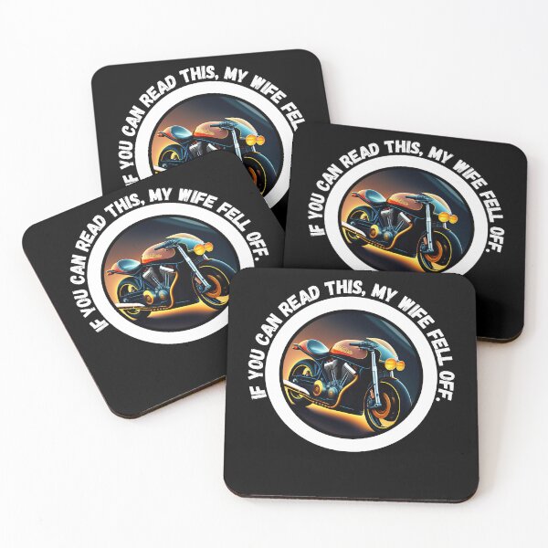 Item preview, If you can read this, my wife fell off - motorbike lover designed and sold by Mechanical-Artt.