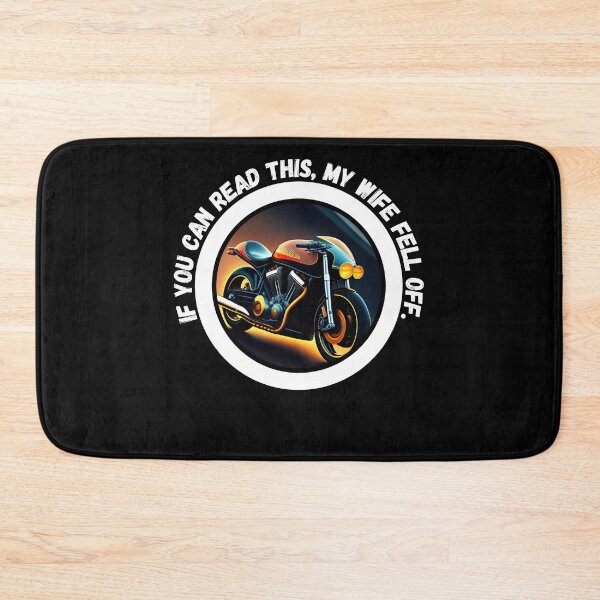 Item preview, If you can read this, my wife fell off - motorbike lover designed and sold by Mechanical-Artt.