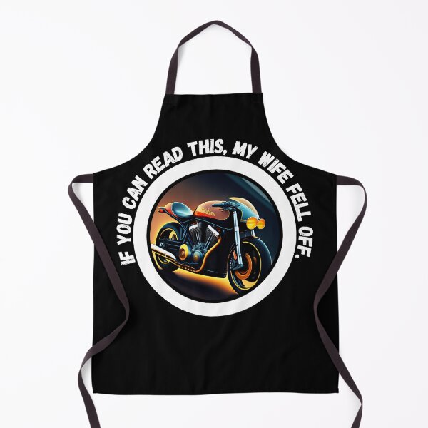 Item preview, If you can read this, my wife fell off - motorbike lover designed and sold by Mechanical-Artt.