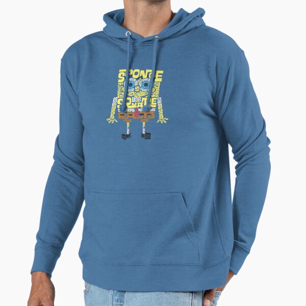 Sweat à Capuche Bob L'éponge Unisexe - Taille M - Bleu - 60% Coton - Bon état