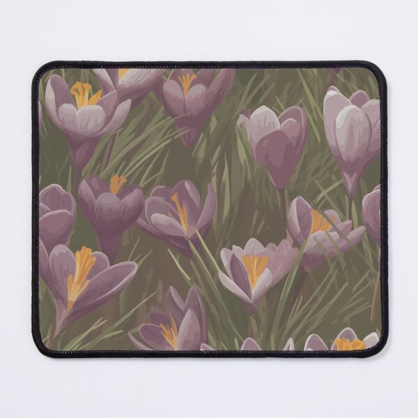 Item preview, Colorful Crocus Flowers in Watercolor Splendor designed and sold by TopArtsy.