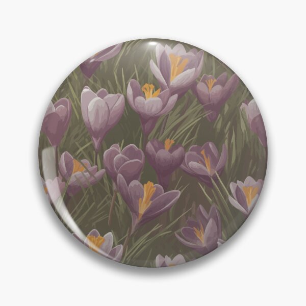 Item preview, Colorful Crocus Flowers in Watercolor Splendor designed and sold by TopArtsy.
