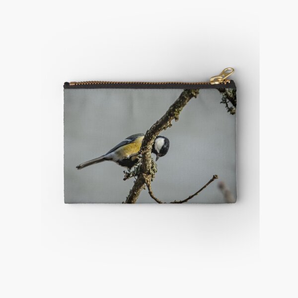 Item preview, Great Tit searching for grubs amongst the Lecithin on a Branch designed and sold by David. C.A. Le Quelenec.