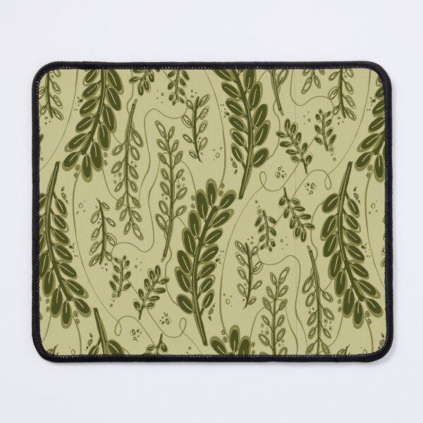 Item preview, Olive ZZ Branch Pattern designed and sold by Abundance Aesthetic.
