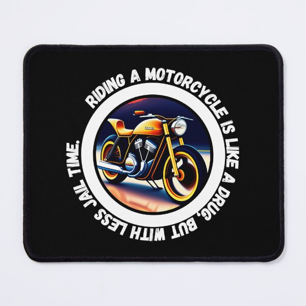 Item preview, Riding a motorcycle is like a drug - motorbike lover designed and sold by Mechanical-Artt.