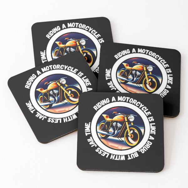 Item preview, Riding a motorcycle is like a drug - motorbike lover designed and sold by Mechanical-Artt.