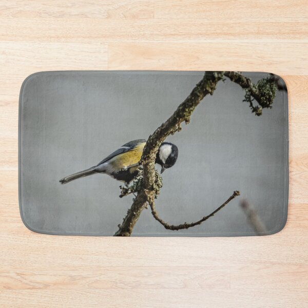 Item preview, Great Tit searching for grubs amongst the Lecithin on a Branch designed and sold by David. C.A. Le Quelenec.