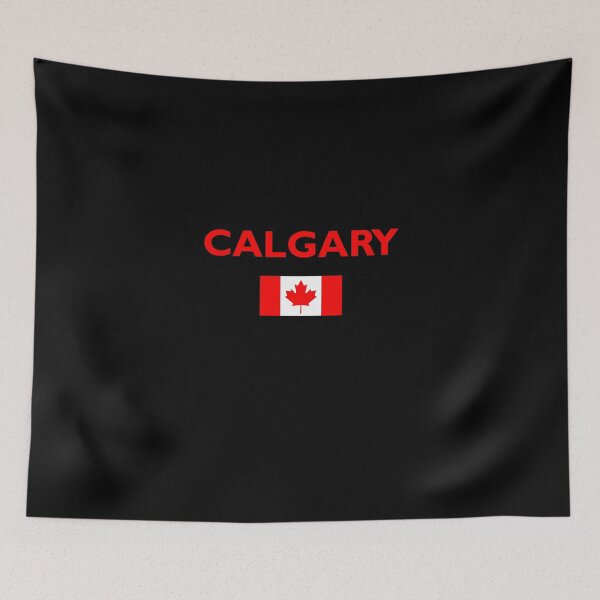 Item preview, Calgary Canada Canadian Flag Dark Color designed and sold by TinyStarCanada.