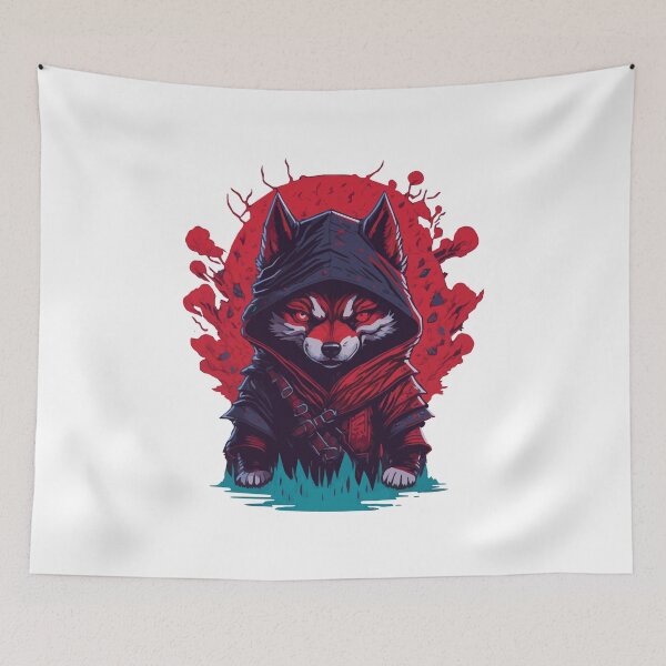 Item preview, Evil Ninja Fox designed and sold by UXUI-LAB.