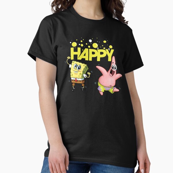 Item preview, SpongeBob SquarePants Happy Dancing SpongeBob And Patrick designed and sold by FifthSun.
