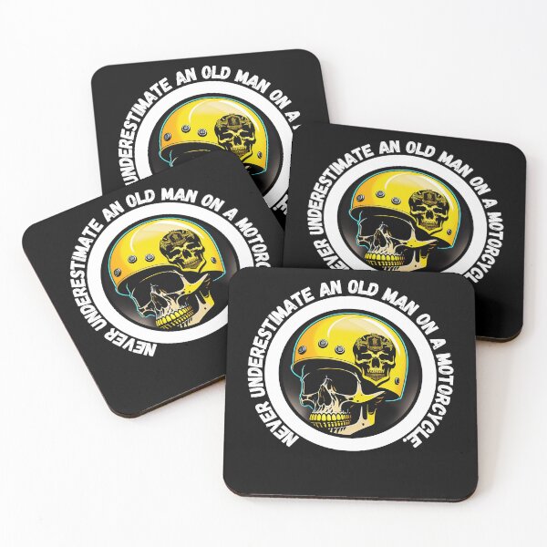 Item preview, Never underestimate an old man on a motorcycle - motorbike lover designed and sold by Mechanical-Artt.