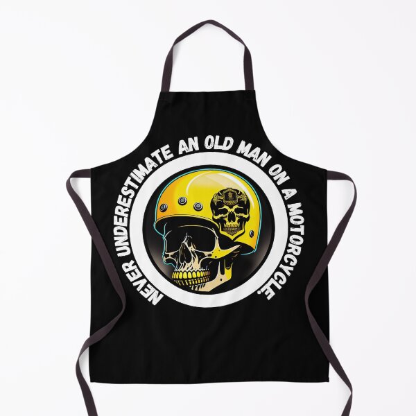 Item preview, Never underestimate an old man on a motorcycle - motorbike lover designed and sold by Mechanical-Artt.