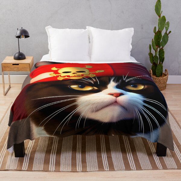 Item preview, Pirate Cat- Modern Digital Art designed and sold by Ai-michiart.