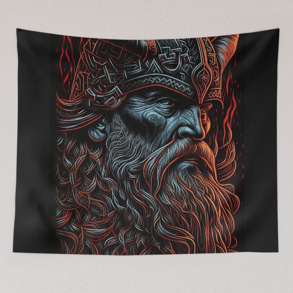 Item preview, Flóki designed and sold by OccultDreams.