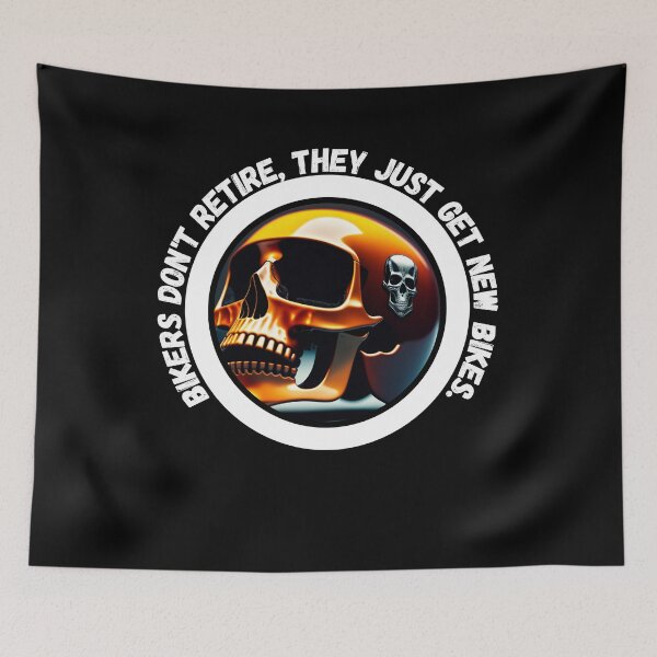 Item preview, Bikers don't retire, they just get new bikes - motorbike lover designed and sold by Mechanical-Artt.