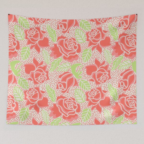 Item preview,  Girly Roses pop colors designed and sold by Claudia S. Design.